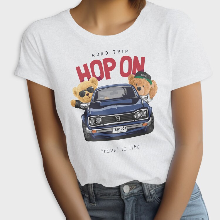Teddy Bear Road Trip, Tricou Femei