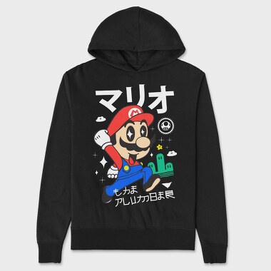 Mario Design 3, Hanorac Oversize Barbati (Unisex)