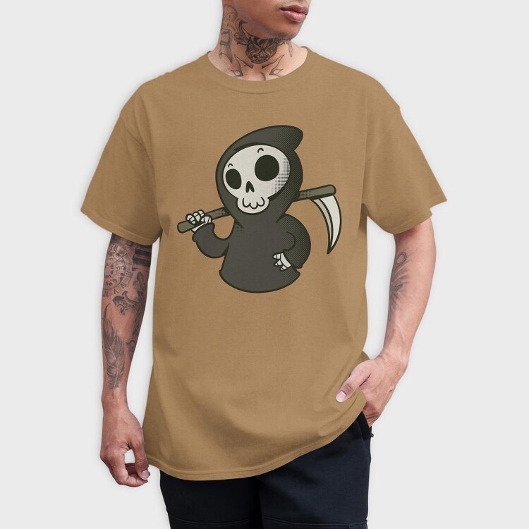 Cute Grim Reaper, Tricou Barbati (Unisex)