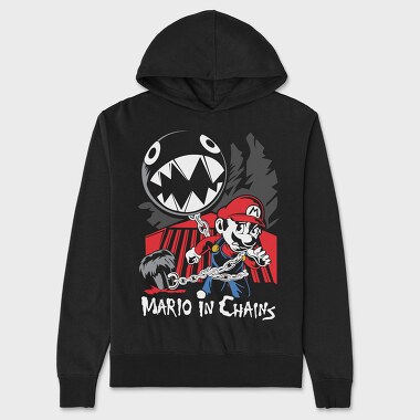 Mario In Chains, Hanorac Oversize Barbati (Unisex)