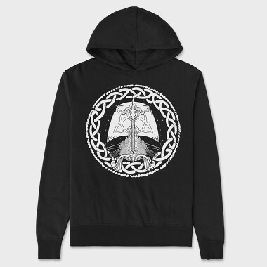 Ship Vikings, Hanorac Oversize Barbati (Unisex)