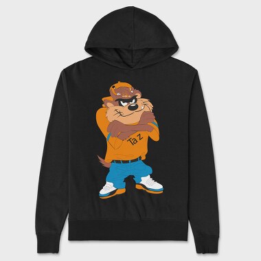 Cartoon Retro Tazmania 3, Hanorac Oversize Barbati (Unisex)