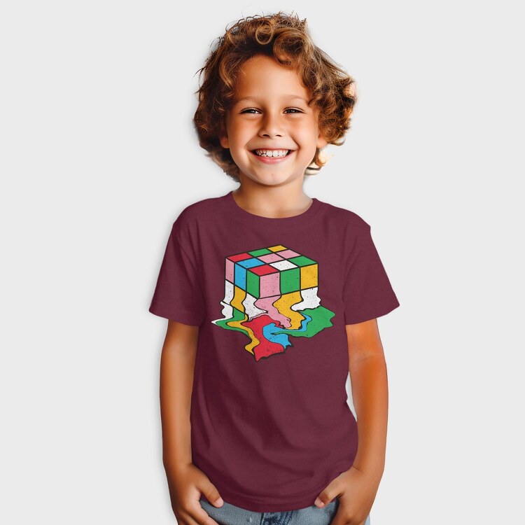 Melting Rubiks Cube, Tricou Copii