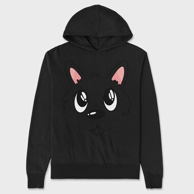 Cute Puppy Face, Hanorac Oversize Barbati (Unisex)