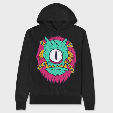 Monster Faces, Hanorac Oversize Barbati (Unisex)