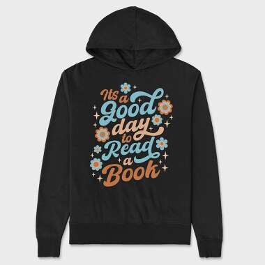 Good Day Book, Hanorac Oversize Barbati (Unisex)