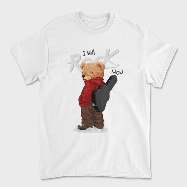 Teddy Rockstar, Tricou Barbati (Unisex)