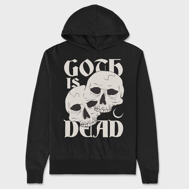 Goth Is Dead, Hanorac Oversize Barbati (Unisex)