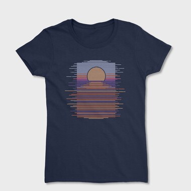 Landscape Sunset Tshirt, Tricou Femei