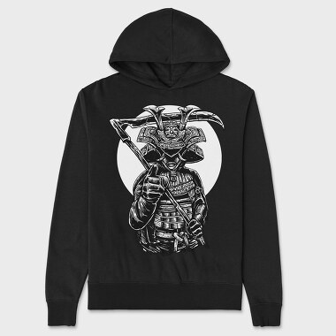 Samurai Reaper, Hanorac Oversize Barbati (Unisex)