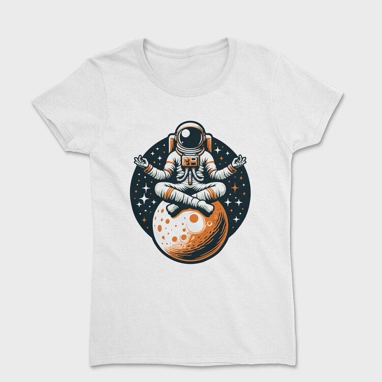 Astronaut Yoga Planet, Tricou Femei