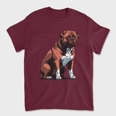 Bordeaux Mastiff, Tricou Barbati (Unisex)