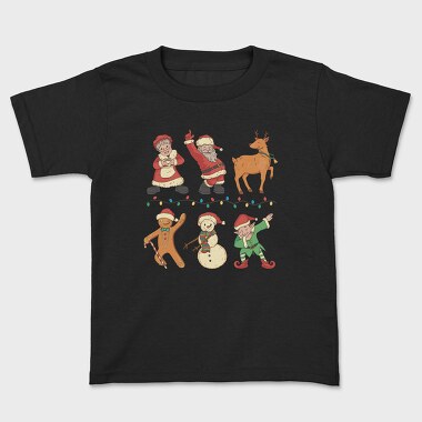 Christmas Characters Dancing, Tricou Copii