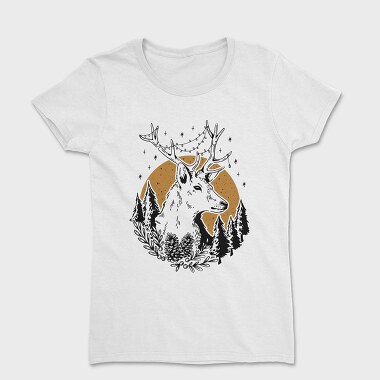 Deer Christmas, Tricou Femei