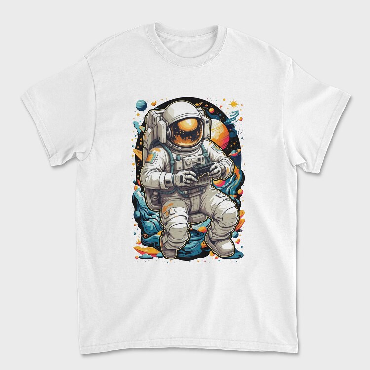 Gamer Astronaut, Tricou Barbati (Unisex)