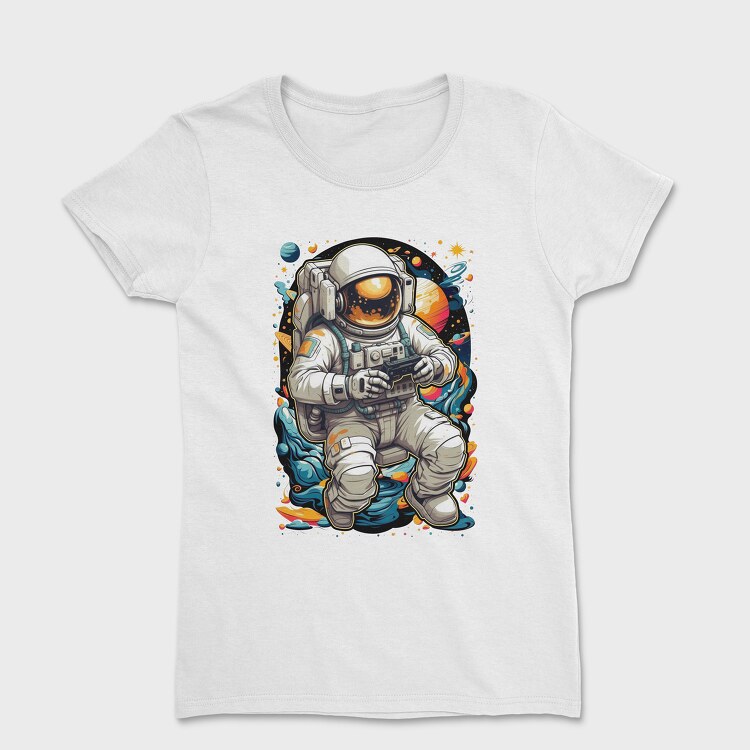 Gamer Astronaut, Tricou Femei