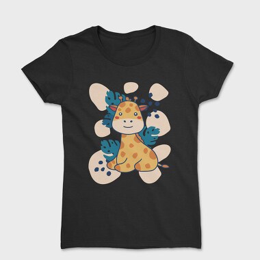 Giraffe Cartoon, Tricou Femei