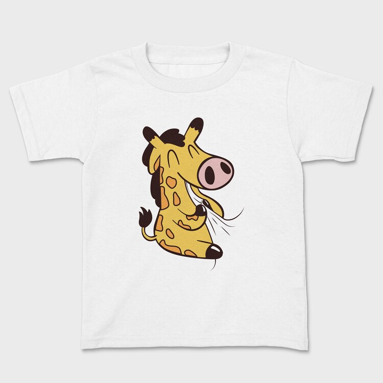 Giraffe Eating, Tricou Copii