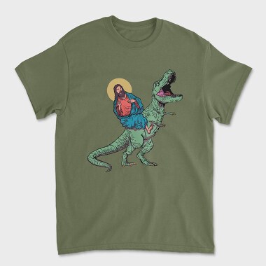 Jesus Trex, Tricou Barbati (Unisex)