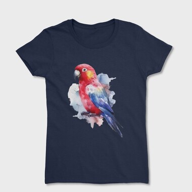 Magnificent Rosella Watercolor, Tricou Femei