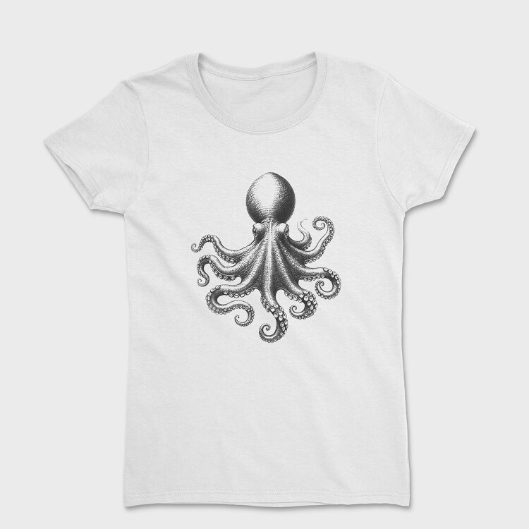 octopus draw, Tricou Femei