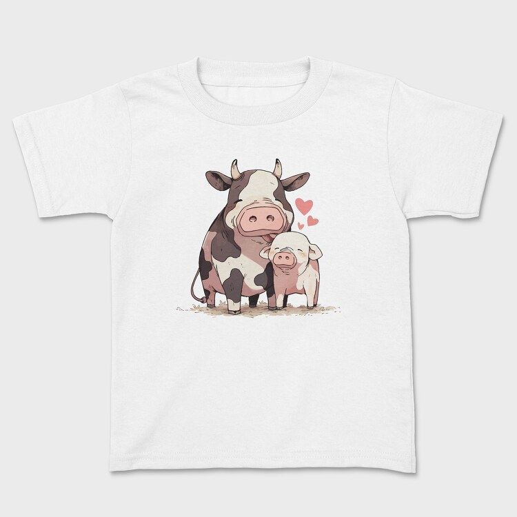 Pig Cow Love, Tricou Copii