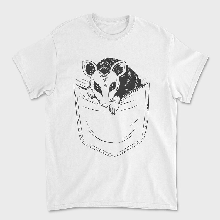 Possum Pocket, Tricou Barbati (Unisex)