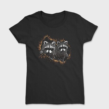 Raccoons Night, Tricou Femei