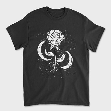 Rose Moon, Tricou Barbati (Unisex)