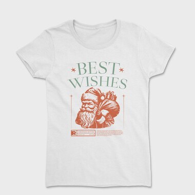 Santa Best Wishes, Tricou Femei