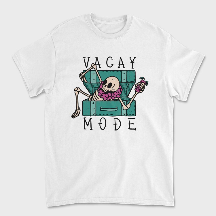 Skeleton Vacay, Tricou Barbati (Unisex)