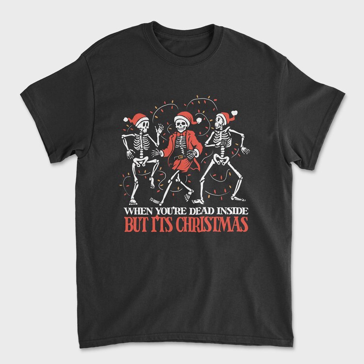 Skeletons Christmas, Tricou Barbati (Unisex)