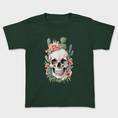 Skull cactus Flowers, Tricou Copii