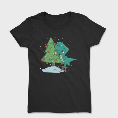 Trex Chistmas Tree, Tricou Femei