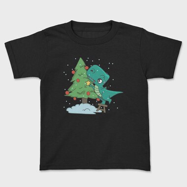 Trex Chistmas Tree, Tricou Copii