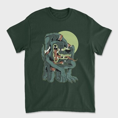 Wolf Moon Cartoon, Tricou Barbati (Unisex)