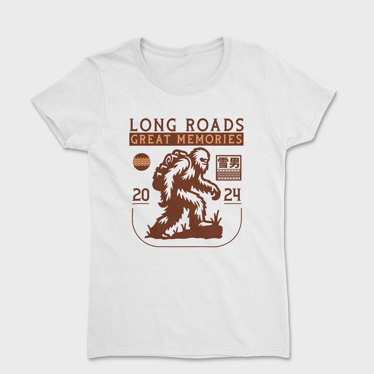 Yeti Long Roads, Tricou Femei