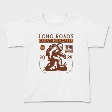 Yeti Long Roads, Tricou Copii