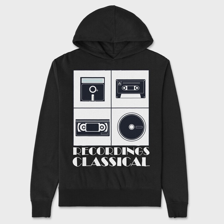 Recordings Classical, Hanorac Oversize Barbati (Unisex)