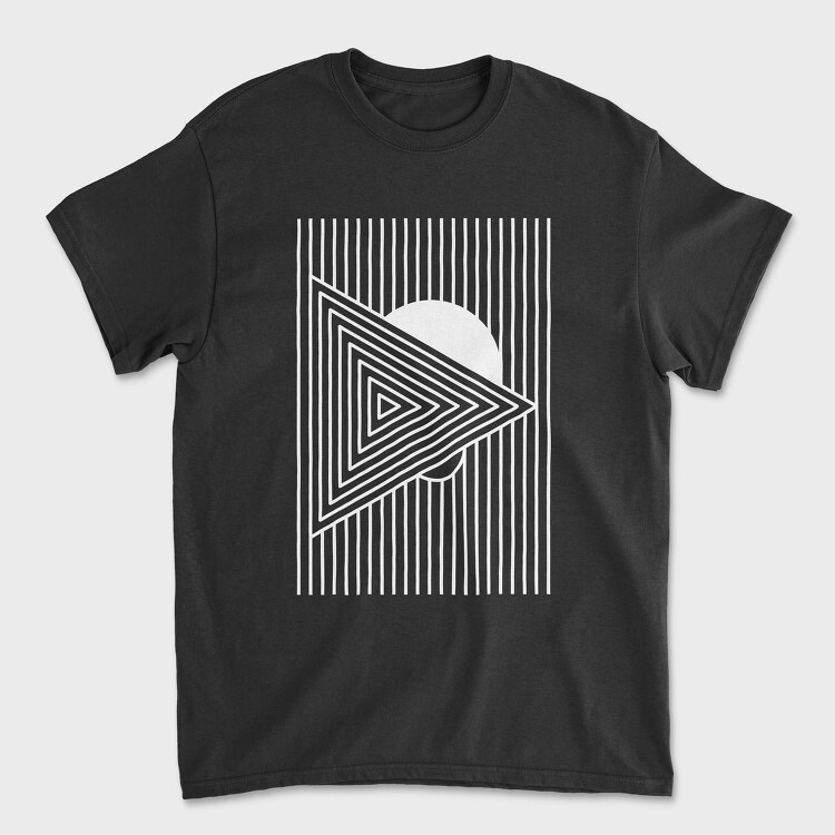 Minimal Geometric 3, Tricou Barbati (Unisex)