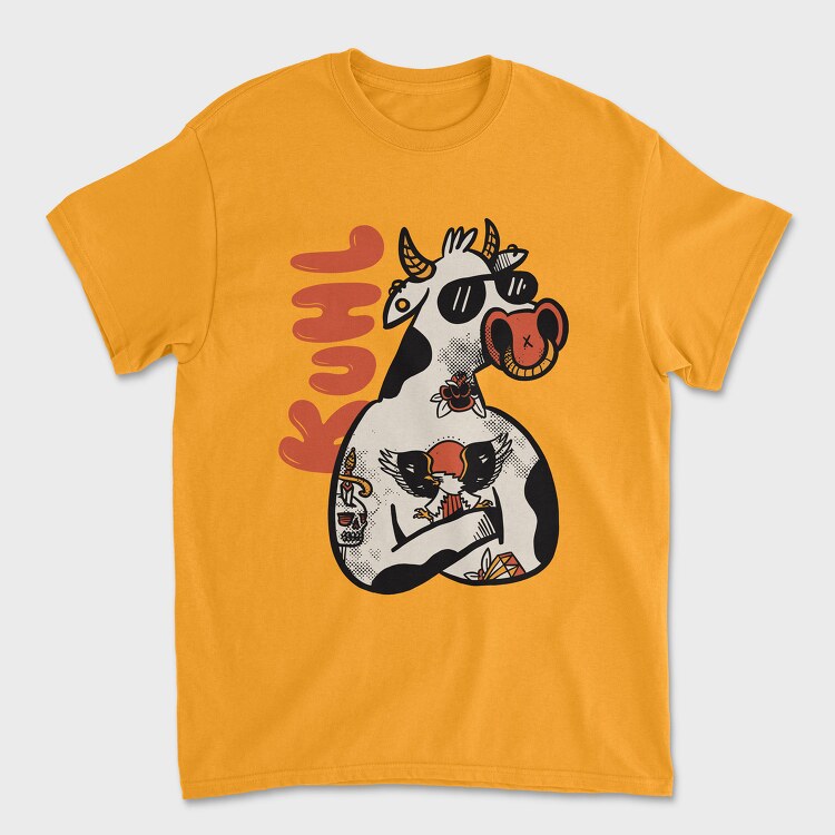 Cool Cow, Tricou Barbati (Unisex)