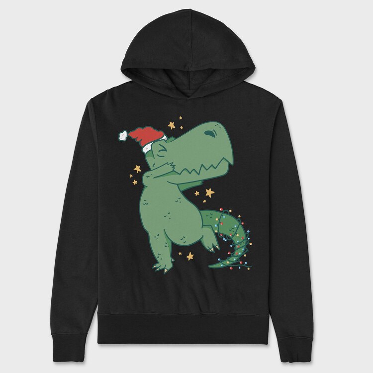 Christmas Dab Trex, Hanorac Oversize Barbati (Unisex)