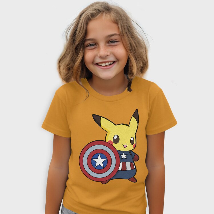 Pikachu Captain Shield, Tricou Copii