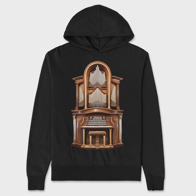 Church organ, Hanorac Oversize Barbati (Unisex)