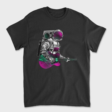 Space Guitar Hero, Tricou Barbati (Unisex)