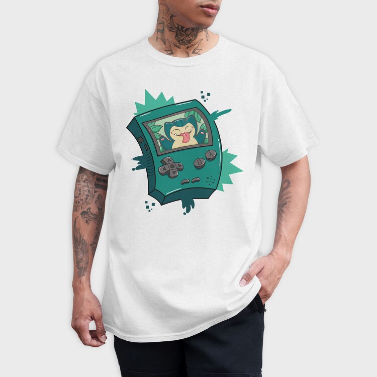 Snorlax King Gameboy, Tricou Barbati (Unisex)