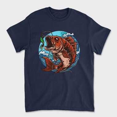 Koi Fish Bite, Tricou Barbati (Unisex)