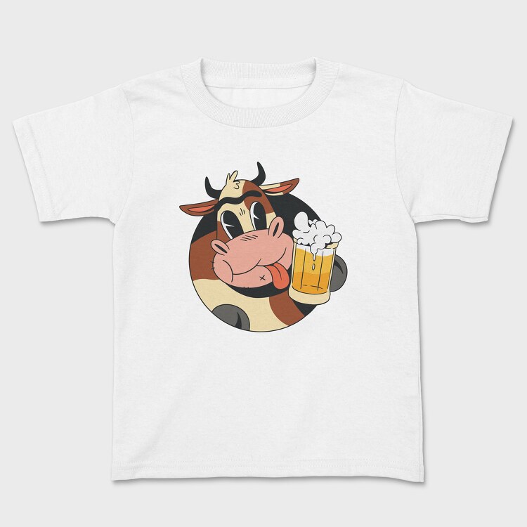 Tricou Copii, Cow Beer