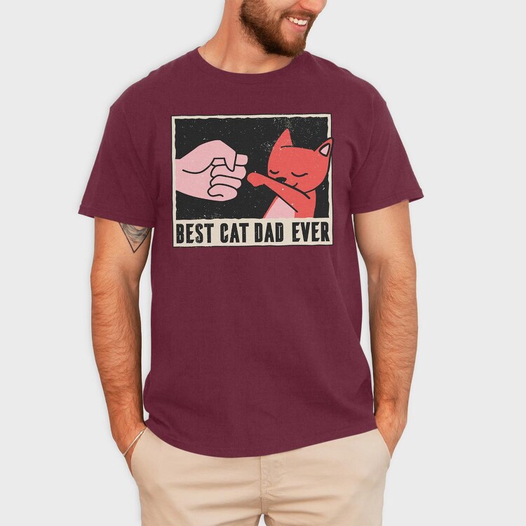 Cat Dad, Tricou Barbati (Unisex)