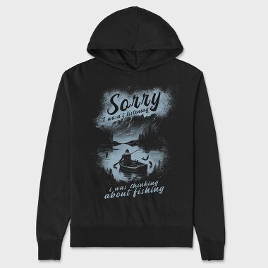 Sorry Fishing, Hanorac Oversize Barbati (Unisex)